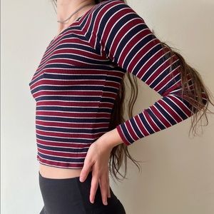 forever 21 ribbed long sleeve tee